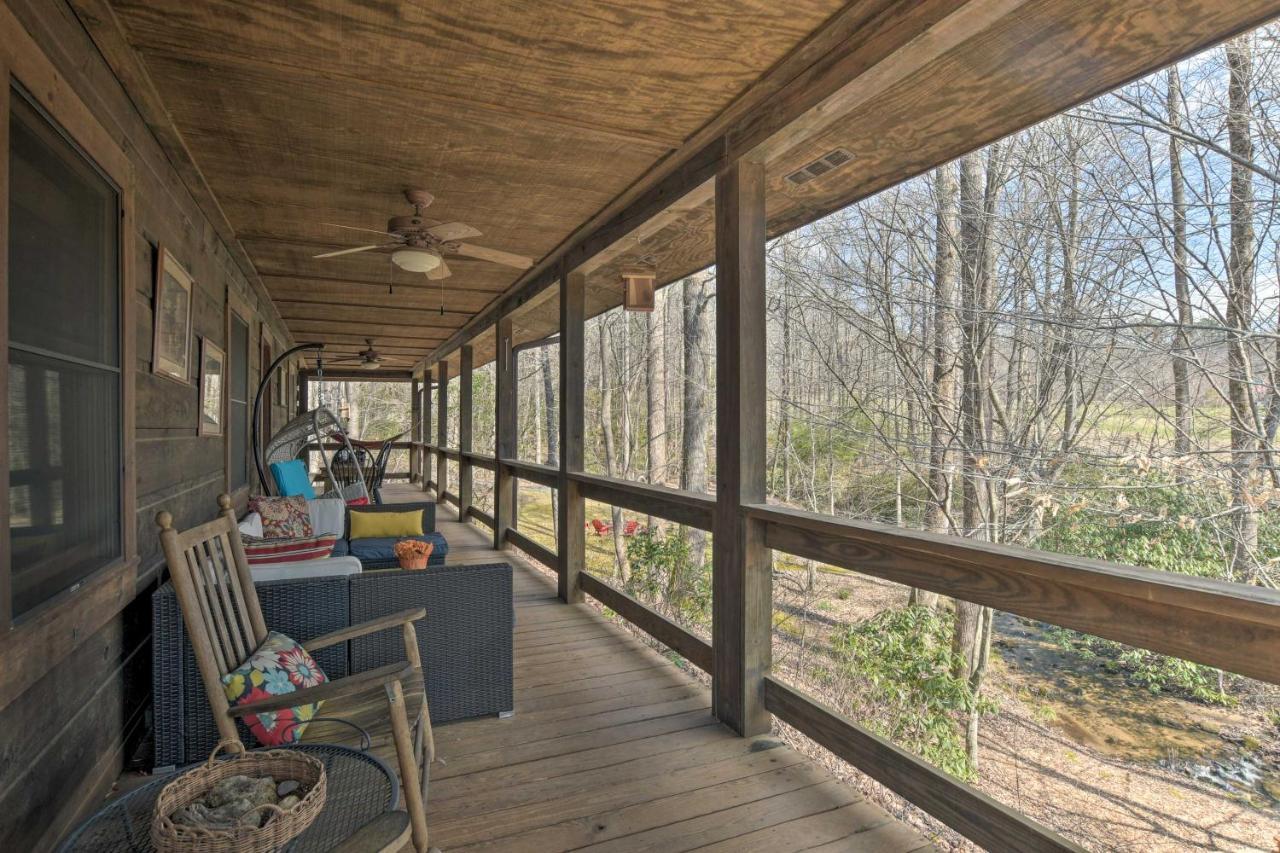 Creekside Marietta Cabin Retreat With Fire Pit! Slater-Marietta المظهر الخارجي الصورة